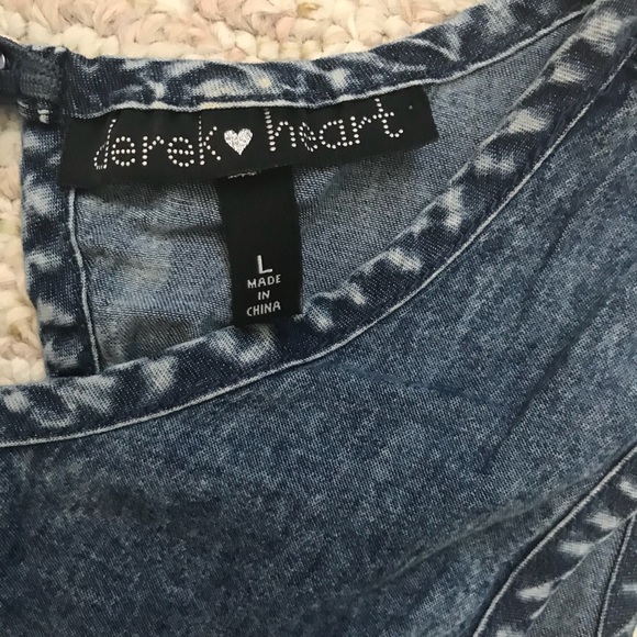 Derek Heart short jean dress - Picture 3 of 3